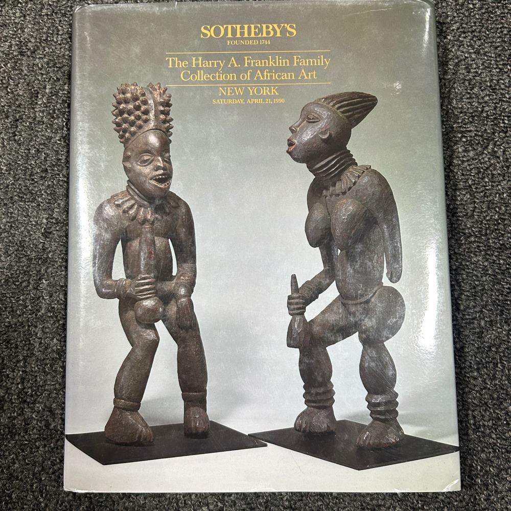 Sotheby's Harry A Franklin Family Collection African Art Auction Catalog 1990 NY